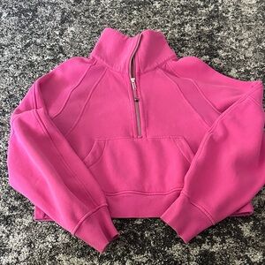 Lululemon Athletica Fuchsia Zip-Up Jacket